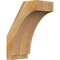 Ekena Millwork 6"W x 10"D x 14"H Imperial Rough Sawn Knee Brace, Western Red Cedar BRC06X10X14IMP00RWR - alternate 1